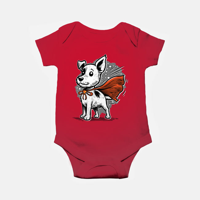 The Super Dog-Baby-Basic-Onesie-palmstreet