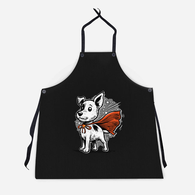 The Super Dog-Unisex-Kitchen-Apron-palmstreet