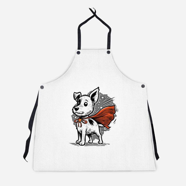 The Super Dog-Unisex-Kitchen-Apron-palmstreet