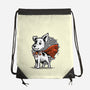 The Super Dog-None-Drawstring-Bag-palmstreet