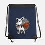 The Super Dog-None-Drawstring-Bag-palmstreet