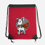 The Super Dog-None-Drawstring-Bag-palmstreet