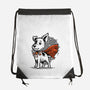 The Super Dog-None-Drawstring-Bag-palmstreet