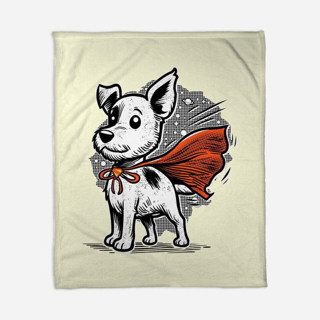 The Super Dog-None-Fleece-Blanket-palmstreet