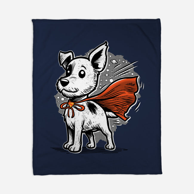 The Super Dog-None-Fleece-Blanket-palmstreet