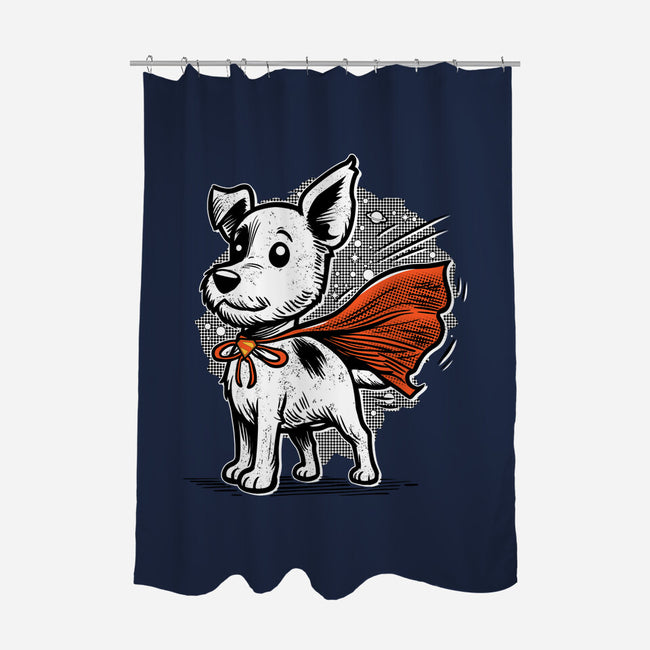 The Super Dog-None-Polyester-Shower Curtain-palmstreet