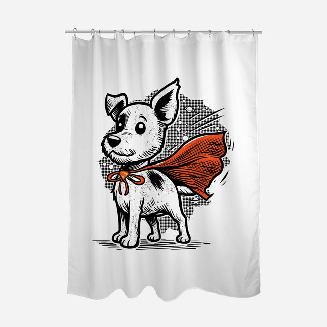 The Super Dog-None-Polyester-Shower Curtain-palmstreet