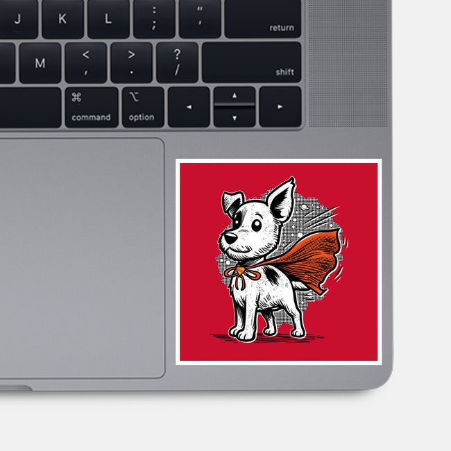 The Super Dog-None-Glossy-Sticker-palmstreet