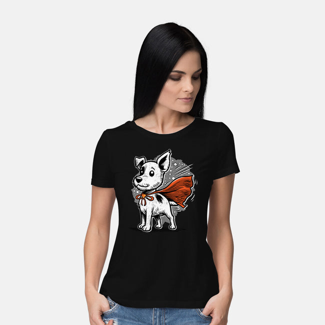 The Super Dog-Womens-Basic-Tee-palmstreet