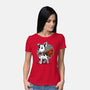The Super Dog-Womens-Basic-Tee-palmstreet