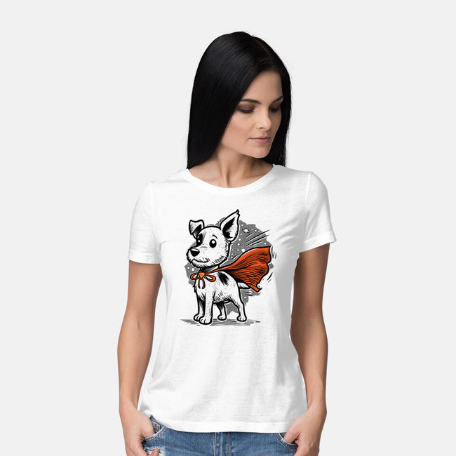 The Super Dog-Womens-Basic-Tee-palmstreet