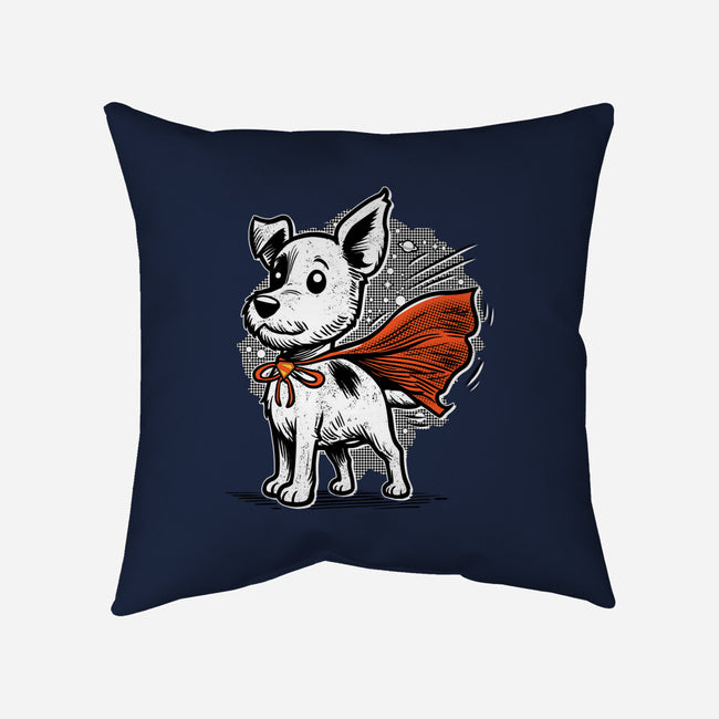 The Super Dog-None-Removable Cover w Insert-Throw Pillow-palmstreet