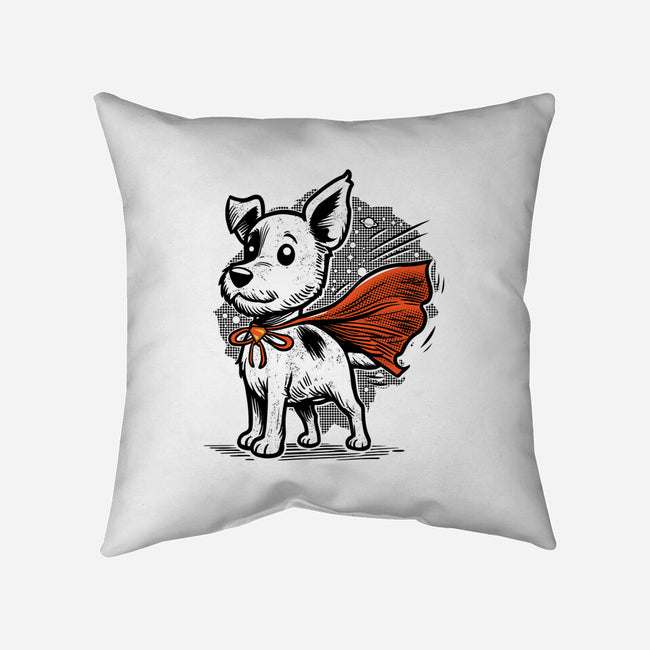 The Super Dog-None-Removable Cover w Insert-Throw Pillow-palmstreet