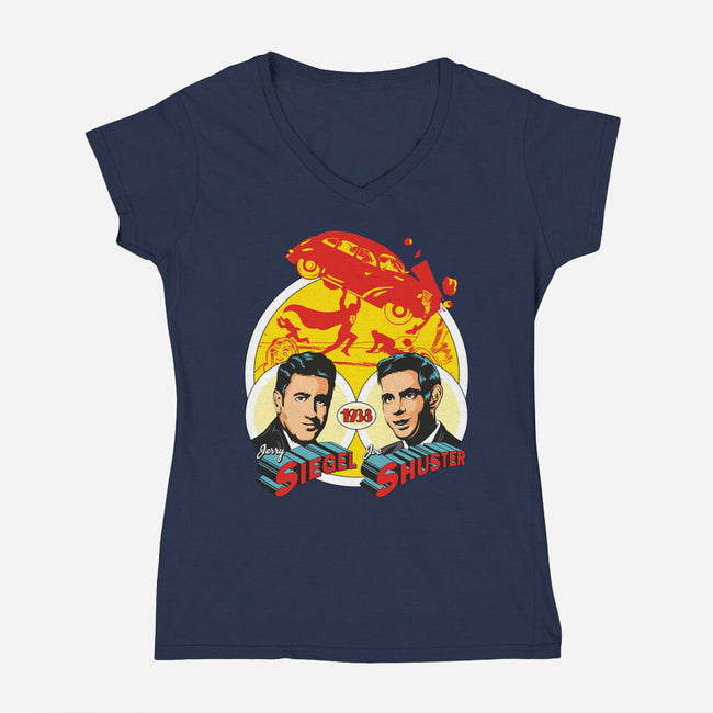 SUPERHISTORY-Womens-V-Neck-Tee-CappO