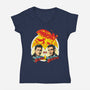 SUPERHISTORY-Womens-V-Neck-Tee-CappO