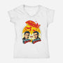 SUPERHISTORY-Womens-V-Neck-Tee-CappO