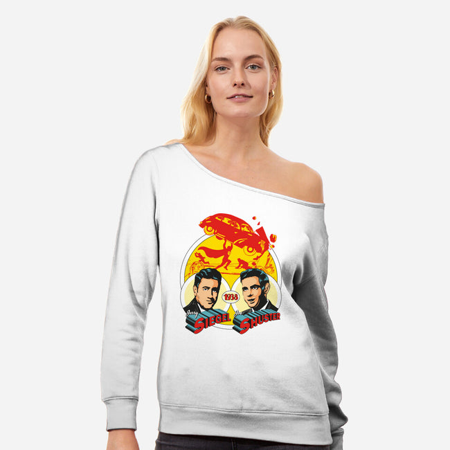 SUPERHISTORY-Womens-Off Shoulder-Sweatshirt-CappO
