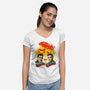 SUPERHISTORY-Womens-V-Neck-Tee-CappO