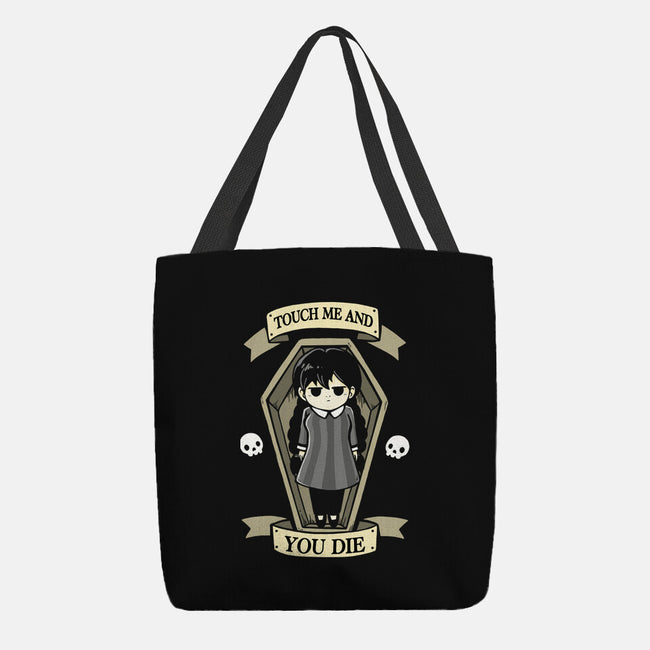 Touch Me And You Die-None-Basic Tote-Bag-Vallina84