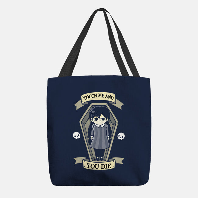 Touch Me And You Die-None-Basic Tote-Bag-Vallina84