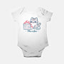 This Is Fine Cat Working-Baby-Basic-Onesie-xMorfina