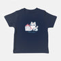 This Is Fine Cat Working-Baby-Basic-Tee-xMorfina