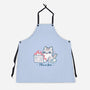 This Is Fine Cat Working-Unisex-Kitchen-Apron-xMorfina