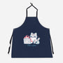 This Is Fine Cat Working-Unisex-Kitchen-Apron-xMorfina