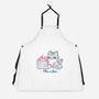 This Is Fine Cat Working-Unisex-Kitchen-Apron-xMorfina