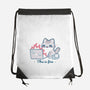 This Is Fine Cat Working-None-Drawstring-Bag-xMorfina