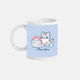 This Is Fine Cat Working-None-Mug-Drinkware-xMorfina