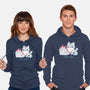 This Is Fine Cat Working-Unisex-Pullover-Sweatshirt-xMorfina