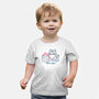 This Is Fine Cat Working-Baby-Basic-Tee-xMorfina