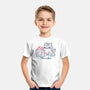 This Is Fine Cat Working-Youth-Basic-Tee-xMorfina