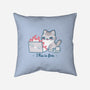 This Is Fine Cat Working-None-Removable Cover w Insert-Throw Pillow-xMorfina