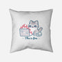 This Is Fine Cat Working-None-Removable Cover w Insert-Throw Pillow-xMorfina
