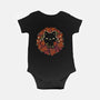 Autumn Leaves Wreath-Baby-Basic-Onesie-xMorfina