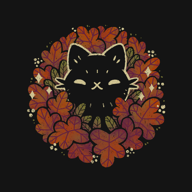 Autumn Leaves Wreath-None-Glossy-Sticker-xMorfina