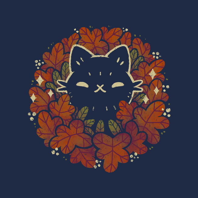 Autumn Leaves Wreath-Unisex-Basic-Tee-xMorfina