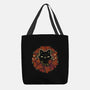 Autumn Leaves Wreath-None-Basic Tote-Bag-xMorfina