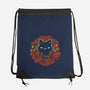 Autumn Leaves Wreath-None-Drawstring-Bag-xMorfina