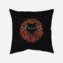 Autumn Leaves Wreath-None-Removable Cover w Insert-Throw Pillow-xMorfina