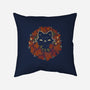 Autumn Leaves Wreath-None-Removable Cover w Insert-Throw Pillow-xMorfina