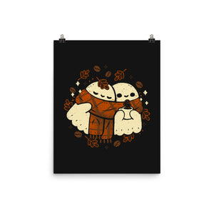 Autumn Vibes Cute Ghosts