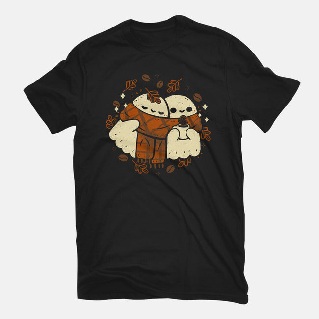 Autumn Vibes Cute Ghosts-Mens-Premium-Tee-xMorfina