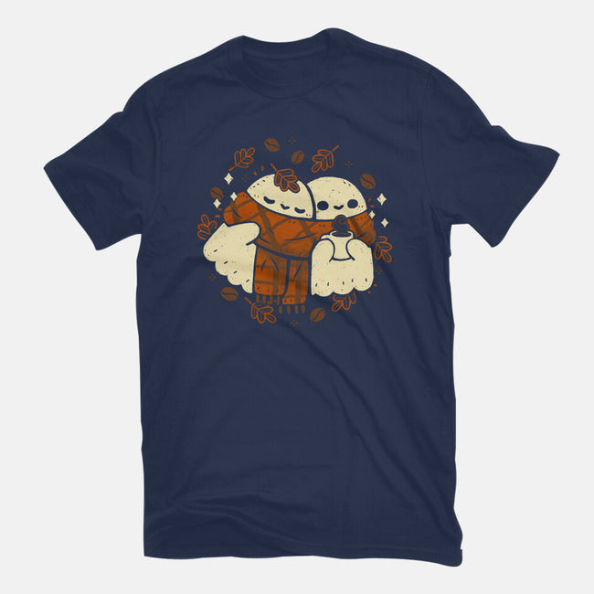 Autumn Vibes Cute Ghosts-Mens-Premium-Tee-xMorfina