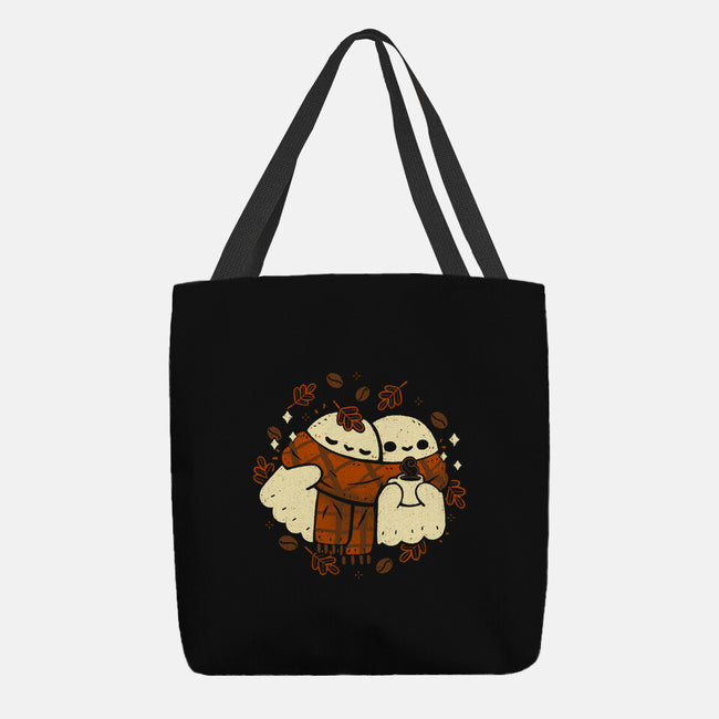 Autumn Vibes Cute Ghosts-None-Basic Tote-Bag-xMorfina