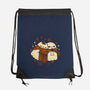 Autumn Vibes Cute Ghosts-None-Drawstring-Bag-xMorfina