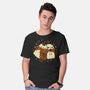 Autumn Vibes Cute Ghosts-Mens-Basic-Tee-xMorfina