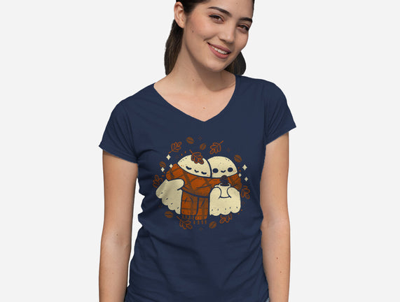 Autumn Vibes Cute Ghosts